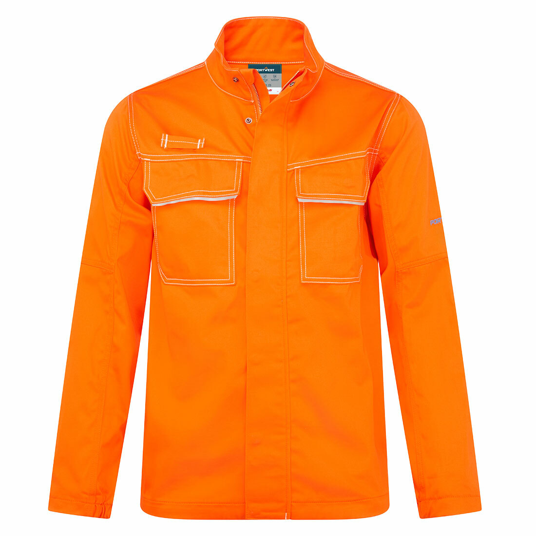 Bluza trudnopalna Bizweld Work, kolor pomarańczowy, rozmiar L
