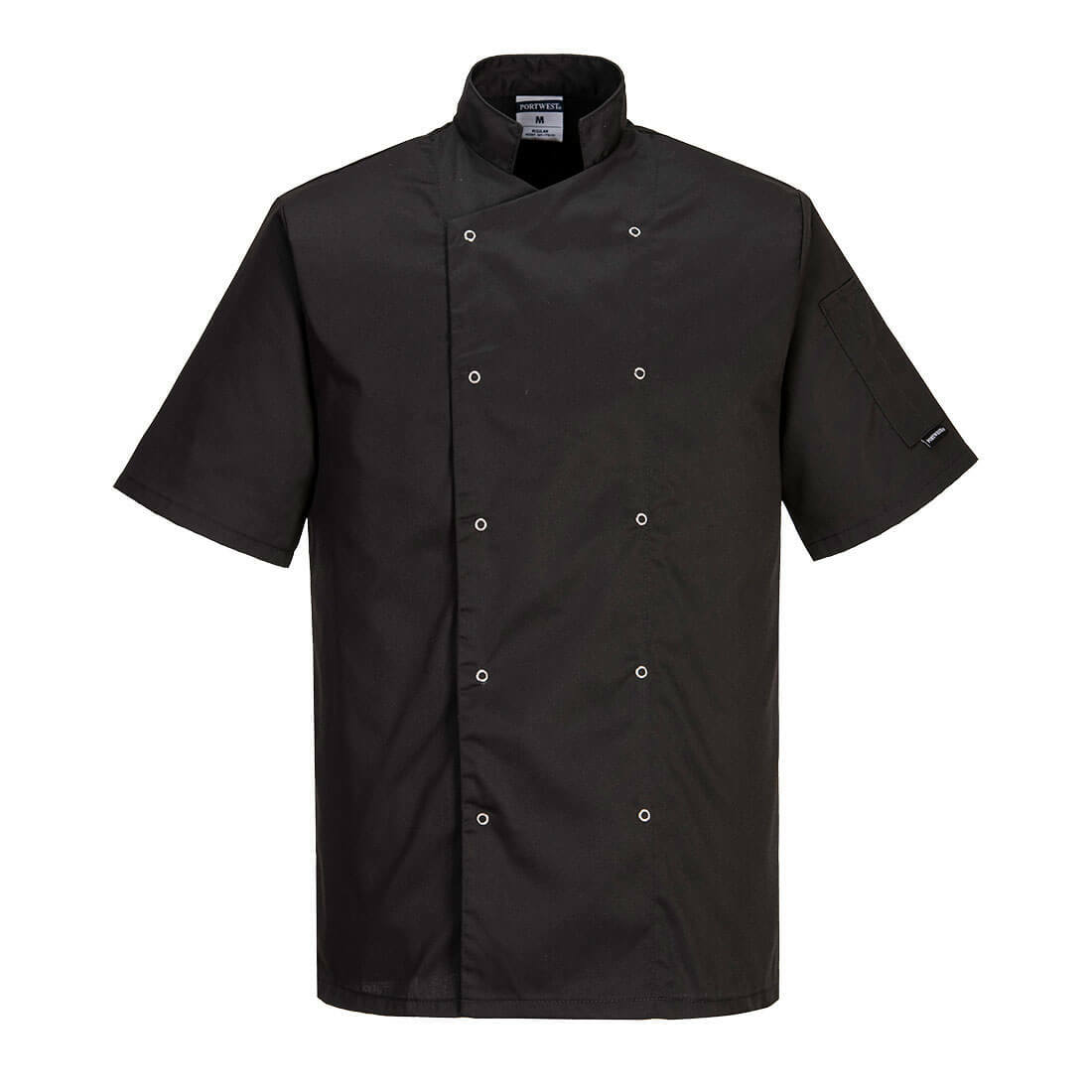 Bluza szefa kuchni Cumbria, kolor czarny, rozmiar L