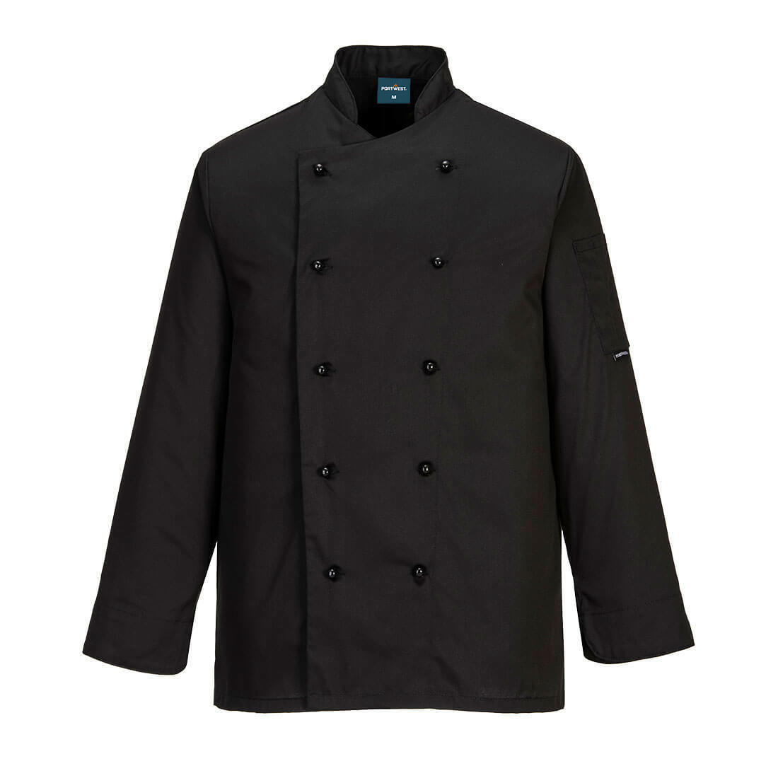 Bluza kucharska Somerset, kolor czarny, rozmiar S