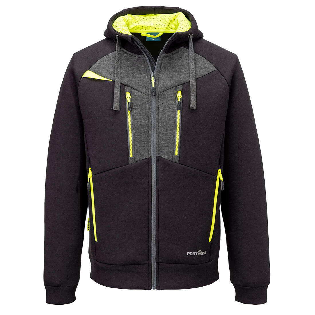 Bluza z kapturem DX4, kolor czarny, rozmiar M