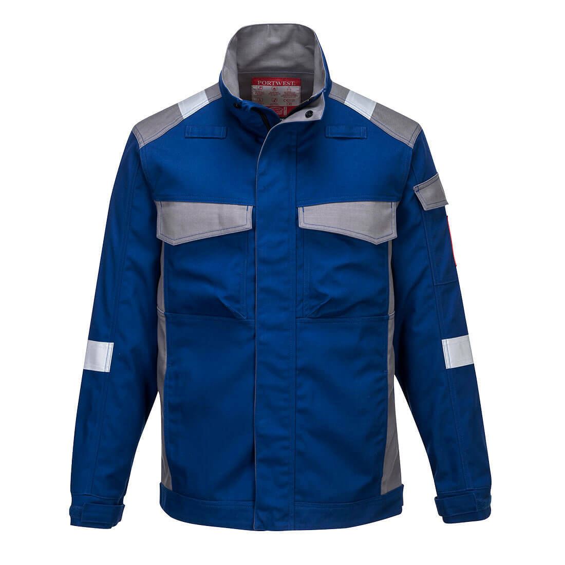 Bluza dwukolorowa Bizflame Industry, kolor niebieski, rozmiar XL