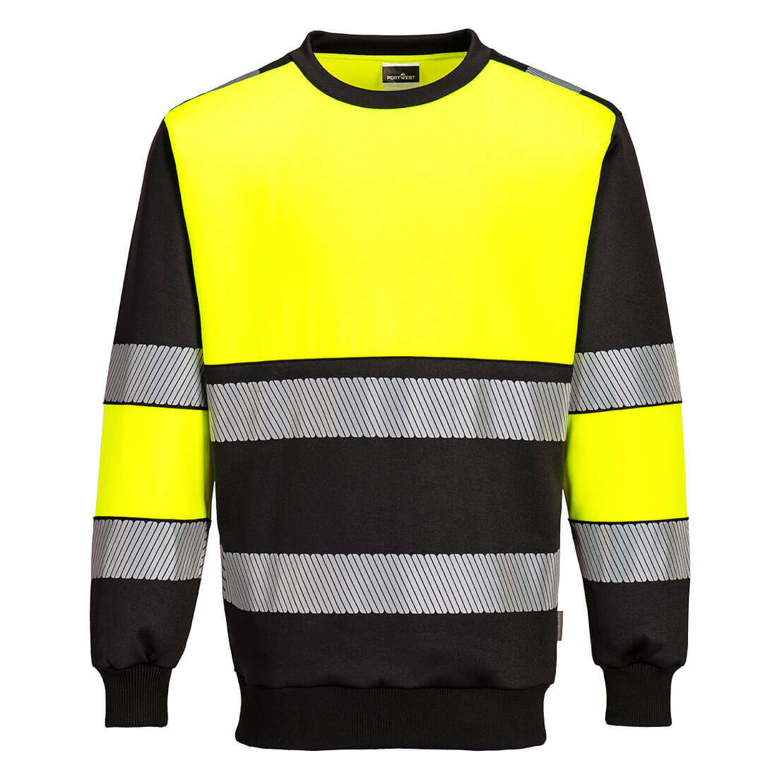 Bluza ostrzegawcza PW3 - klasa 1, kolor żółty/czarny, rozmiar 5XL