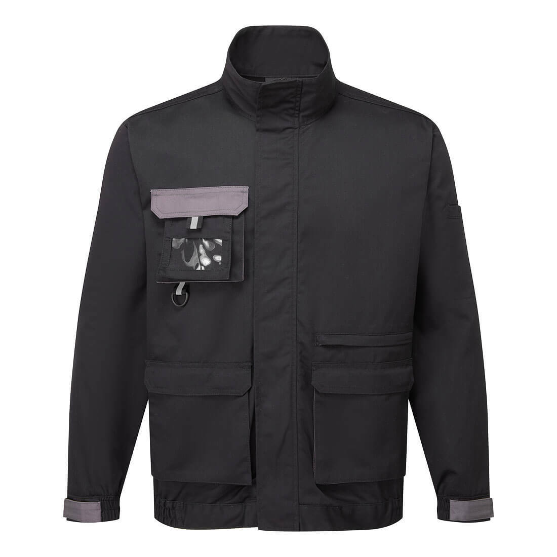 Bluza robocza dwukolorowa Portwest Texo, kolor czarny, rozmiar S