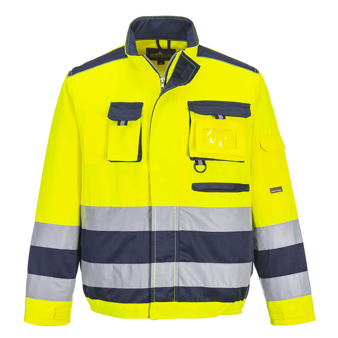 Bluza ostrzegawcza Lille, kolor żółty/granatowy, rozmiar L