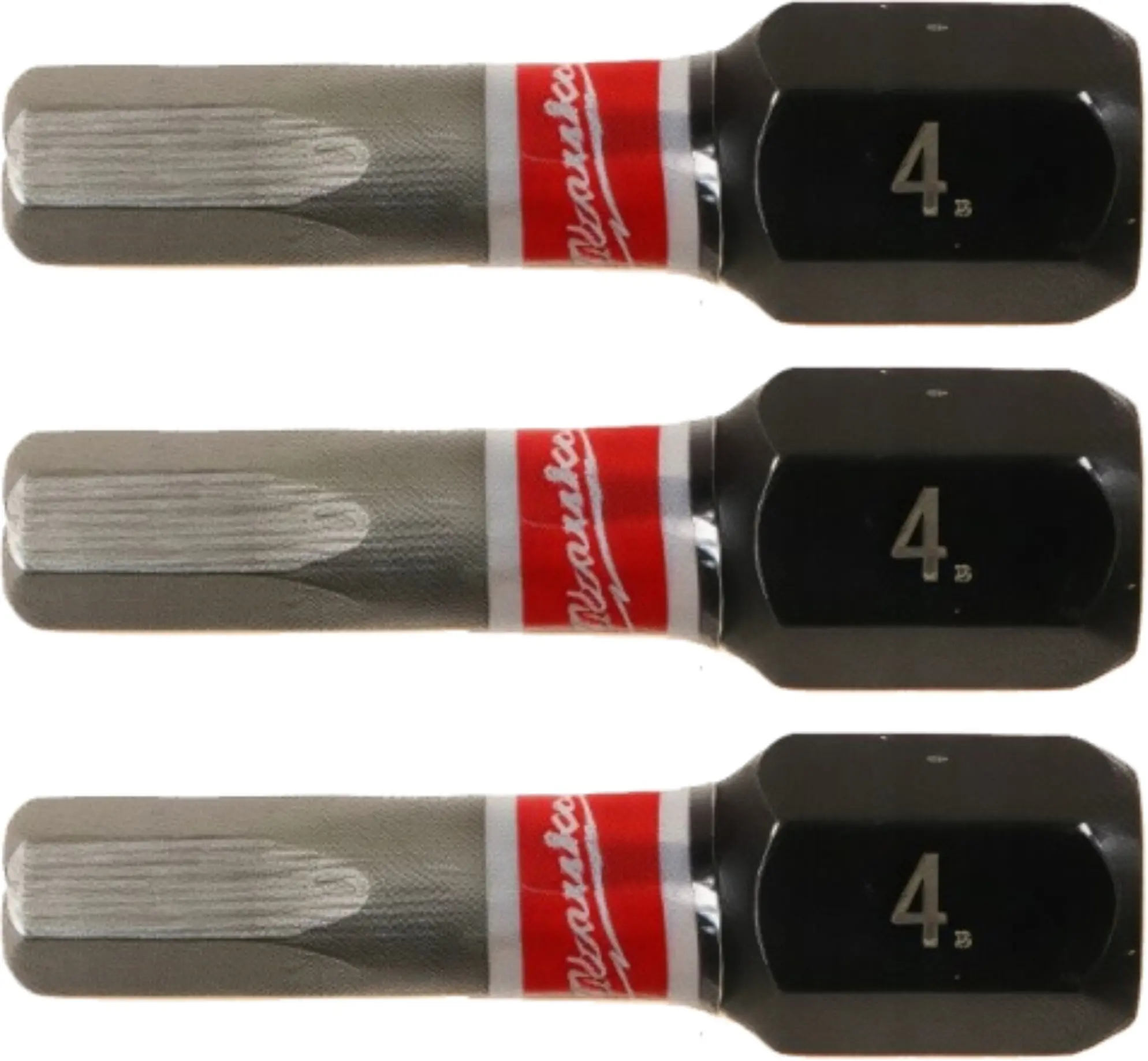 Bit Hex 4 x 25mm 3szt MILWAUKEE SHOCKWAVE IMPACT DUTY