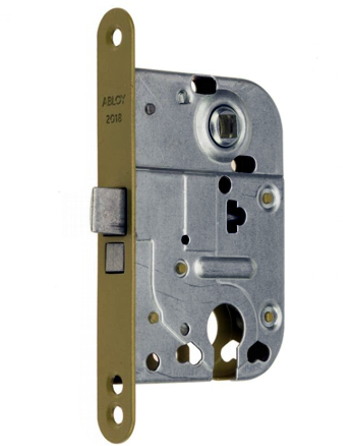 Zamek do drzwi 72/45 wpuszczany na wkładkę bębenkową Assa Abloy