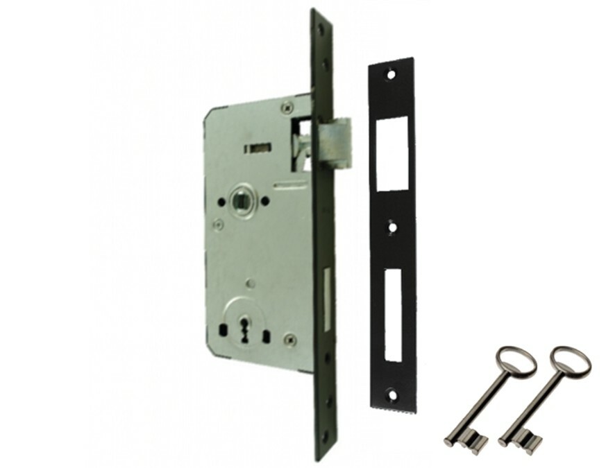 Zamek 90/63 wpuszczany na klucz bramowy Jania prawy Z110