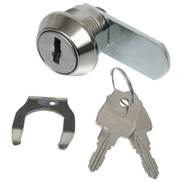 Zamek kasetowy 20/9.5 mm z ryglem prostym EURO LOCKS 0221 mocowany zaciskiem