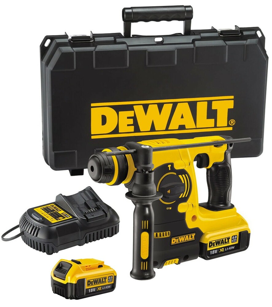 Młotowiertarka XR 18V SDS-Plus 2,1 J + 2x4,0Ah + walizka + ładowarka DeWALT DCH253M2 1