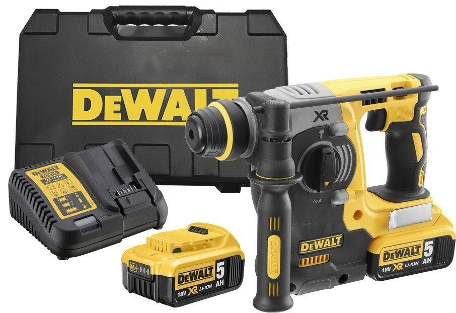 Młotowiertarka XR 18V 2 aku 5,0Ah SDS-Plus 2,1 J DeWALT DCH273P2 1