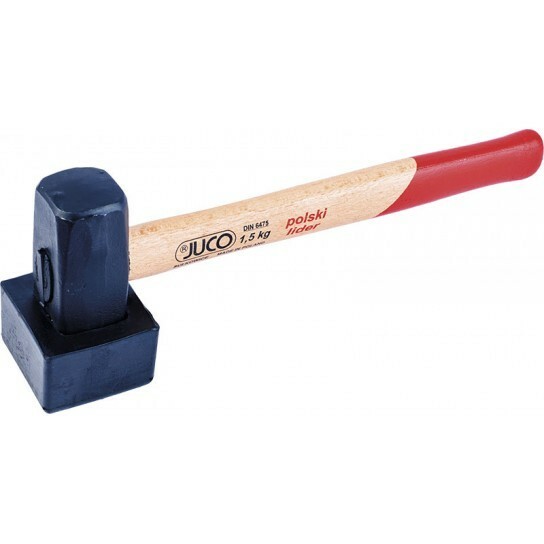 JUCO Młotek kamieniarski z GUMĄ 1.5kg 1