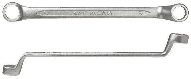 Klucz oczkowy dwustronnie odgięty RWKb 13×17 KUŹNIA 1-111-28-101 1