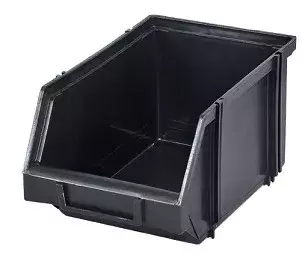 Ecobox średni czarny 155x240x125 1