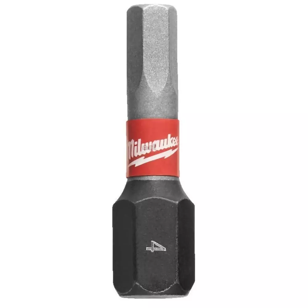 MILWAUKEE BIT SHOCKWAVE HEX 4 25MM 1
