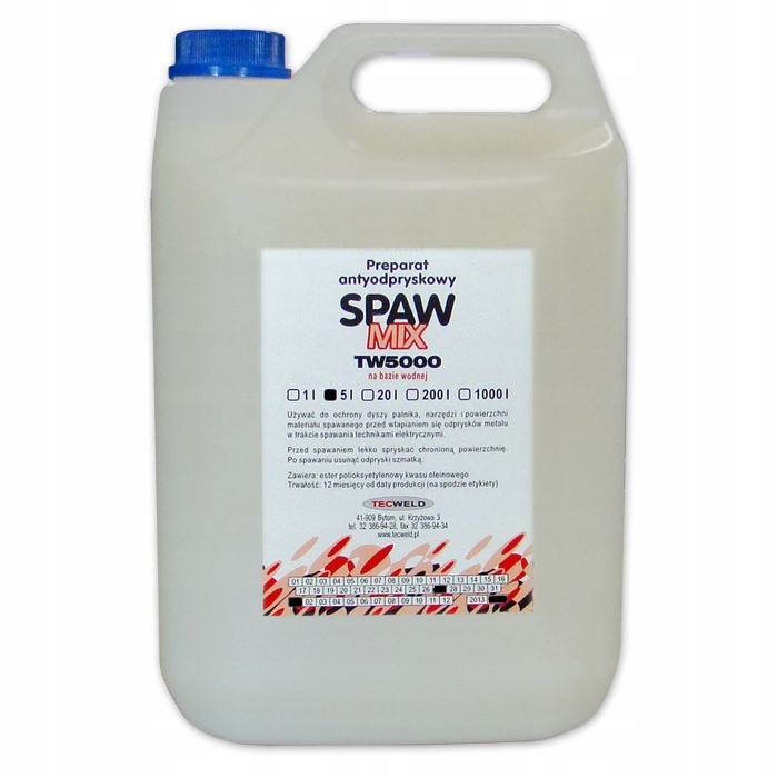 SPAWMIX 5L preparat antyodpryskowy 1