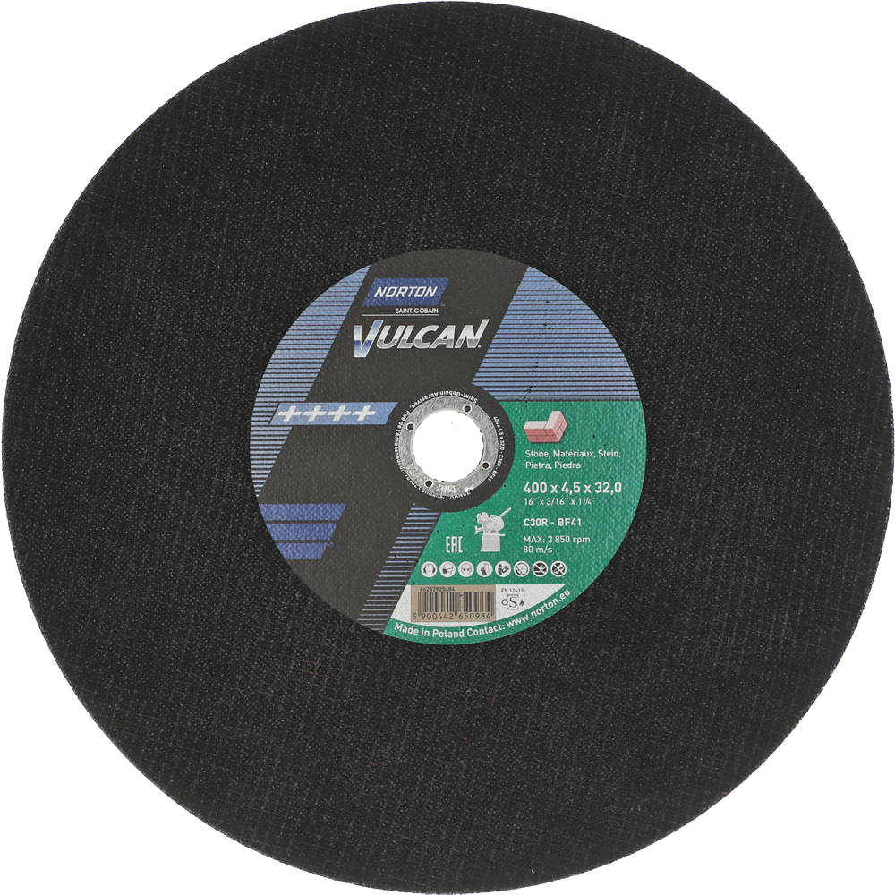 Tarcza do cięcia betonu płytek 400x4x32 Vulcan płaska Norton 66252925484 1