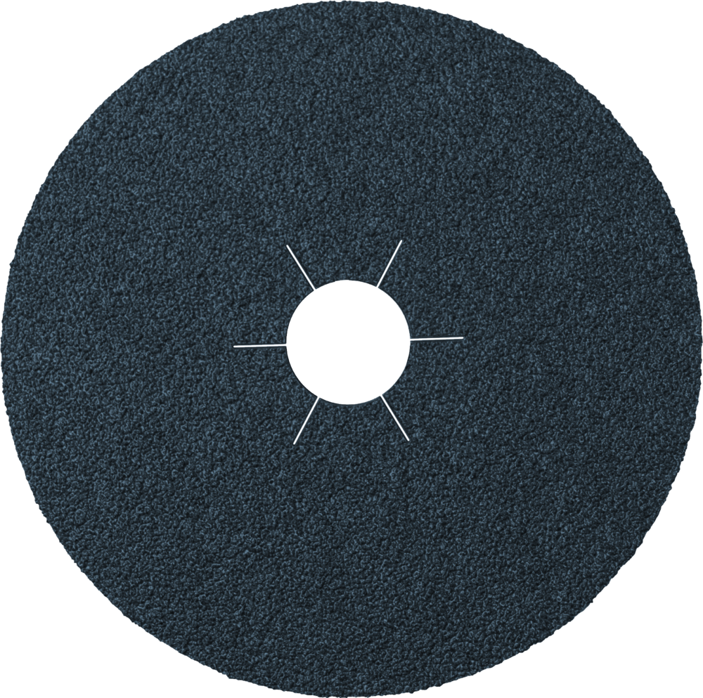 Krążek fibrowy do metalu CS 565 125x22mm P100 promienisty Klingspor 204611 1
