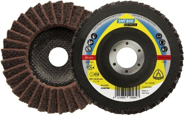 Ściernica talerzowa z włókniny SMT 800 125X22.23 coarse Klingspor 278498 1