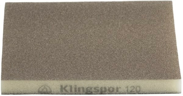 Gąbka polerska szlifierska SW 501 arkusz 123x98x10mm P120 Klingspor 271082 1