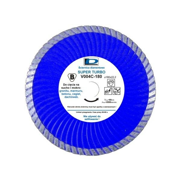 Ściernica diamentowa 180  DL TURBO-S V004C  1