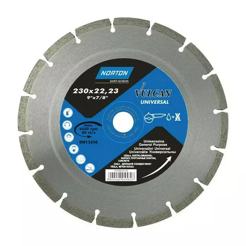 Tarcza diamentowa 125x1,8x22,23 beton VULCAN UNI Norton 70184625176 1
