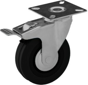 RKoło 100 H skrętne metal-guma CKPW-SG 100W 1