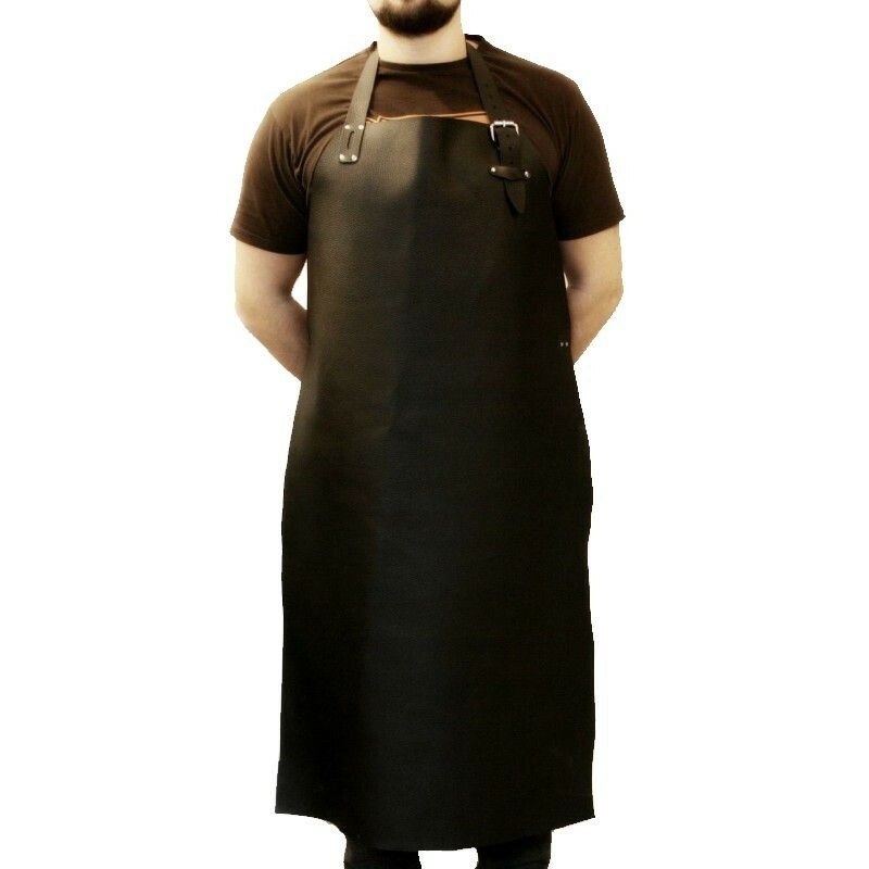 Fartuch spawalniczy ochronny skórzany 62,5x107cm F04 1