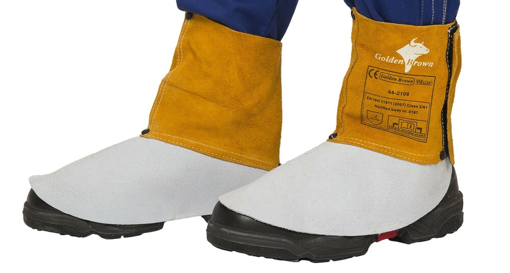 Nastopniki spawalnicze skórzane Golden Brown™ (para) 44-2106 1