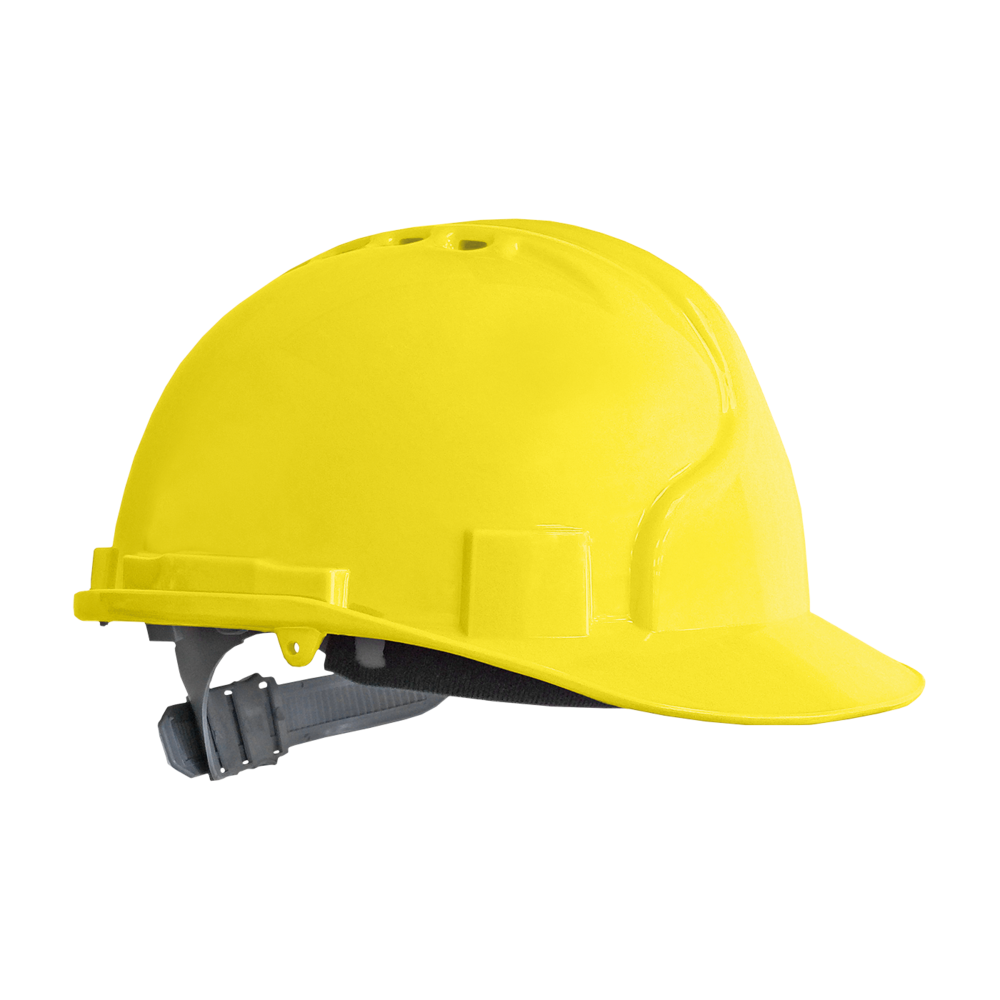 Kask, hełm ochronny z tworzywa ABS żółty KAS Y 1