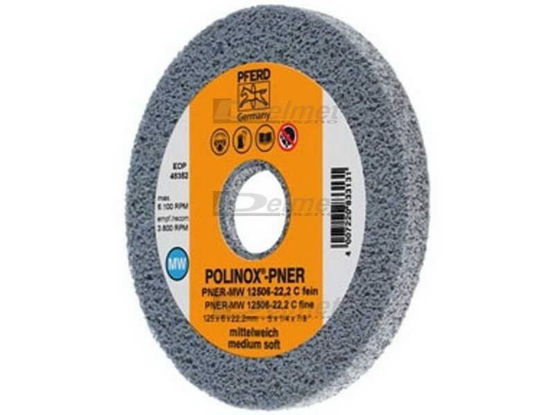 Dysk z włókniny sprasowanej POLINOX PNER- H 125x6 1