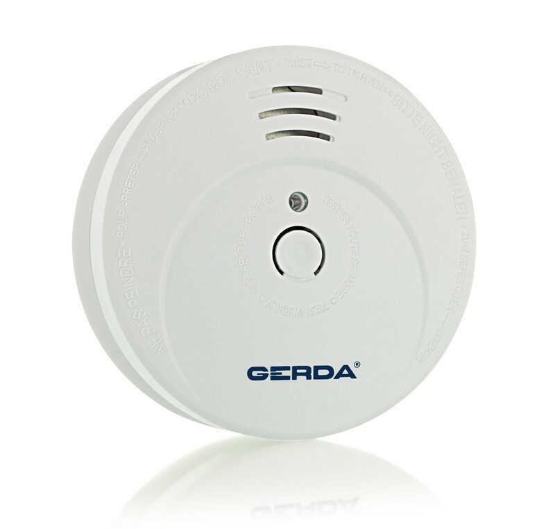 Czujnik dymu zasilany na baterie GERDA D06 1