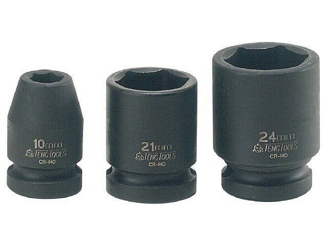 Nasadka udarowa 17mm ze stali chromowo molibdenowej z chwytem 1/2'' TengTools 10178-0401 1