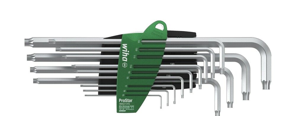 Wiha Zestaw kluczy trzpieniowych w uchwycie ProStar TORX® 13szt. 5-45 366SZ TZ 1
