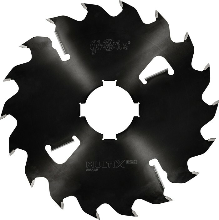 Tarcza do wielopiły HM MULTIX PRO Plus 0300x70x3,6/2,2/18+4z GM 4(20x6) do cięcia drewna świeżego na wielopiłach z dużym posuwem 1