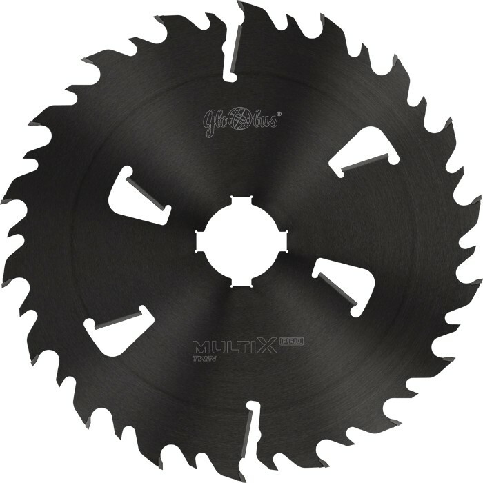 Piła HM MULTIX PRO Twin 0630x70x6,0/3,7/18+6z 2GS 4(20x6) do cięcia drewna świeżego na wielopiłach i trakach tarczowych GLOBUS 1