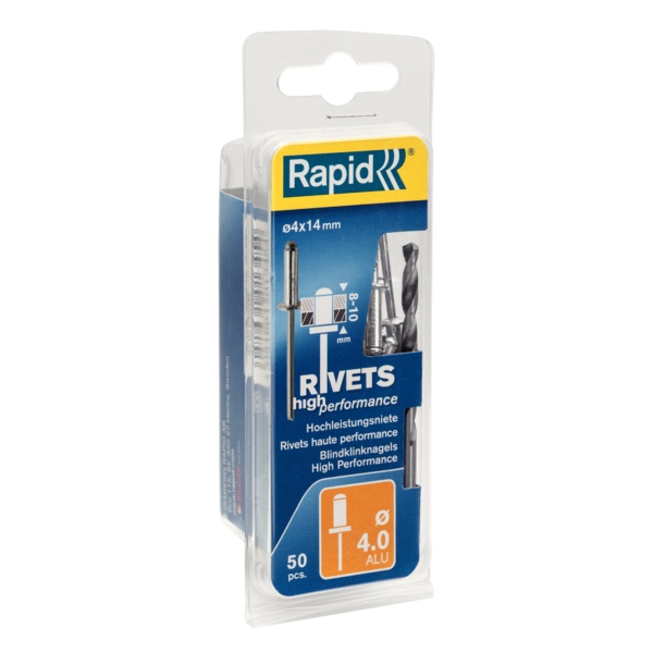 Nity 4x14mm WZMOCNIONE 0.05M+WIERTŁO Rapid 5000385 1