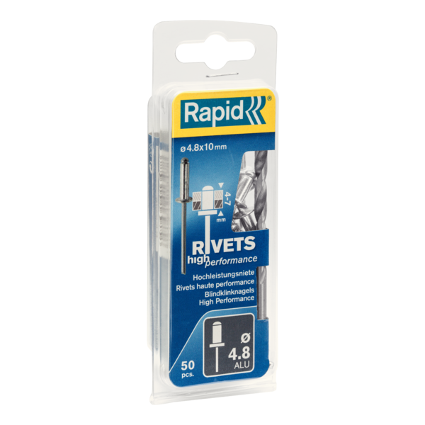 Nity 4.8x10mm WZMOCNIONE 0.05M+WIERTŁO Rapid 5000387 1