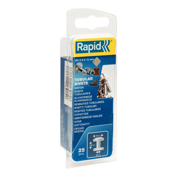 Nity rurkowe Ø9x13mm 25szt. Rapid 5000416 1
