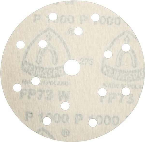 Krążek czerpny na folii FP 73 WK 150mm P120 18 otw. Klingspor 320643 1