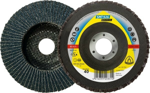 Lamelka tarcza listkowa 125 gr.40 metal/inox Klingspor SMT 926 321704 1