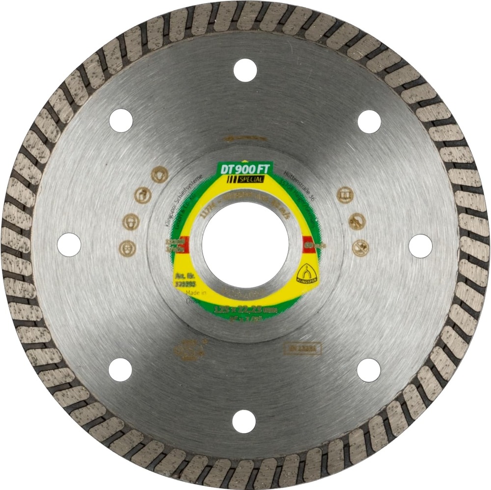 Tarcza diamentowa 100x1,4x22,23 płytki ceramiczne DT 900 FT Special Klingspor 330627 1