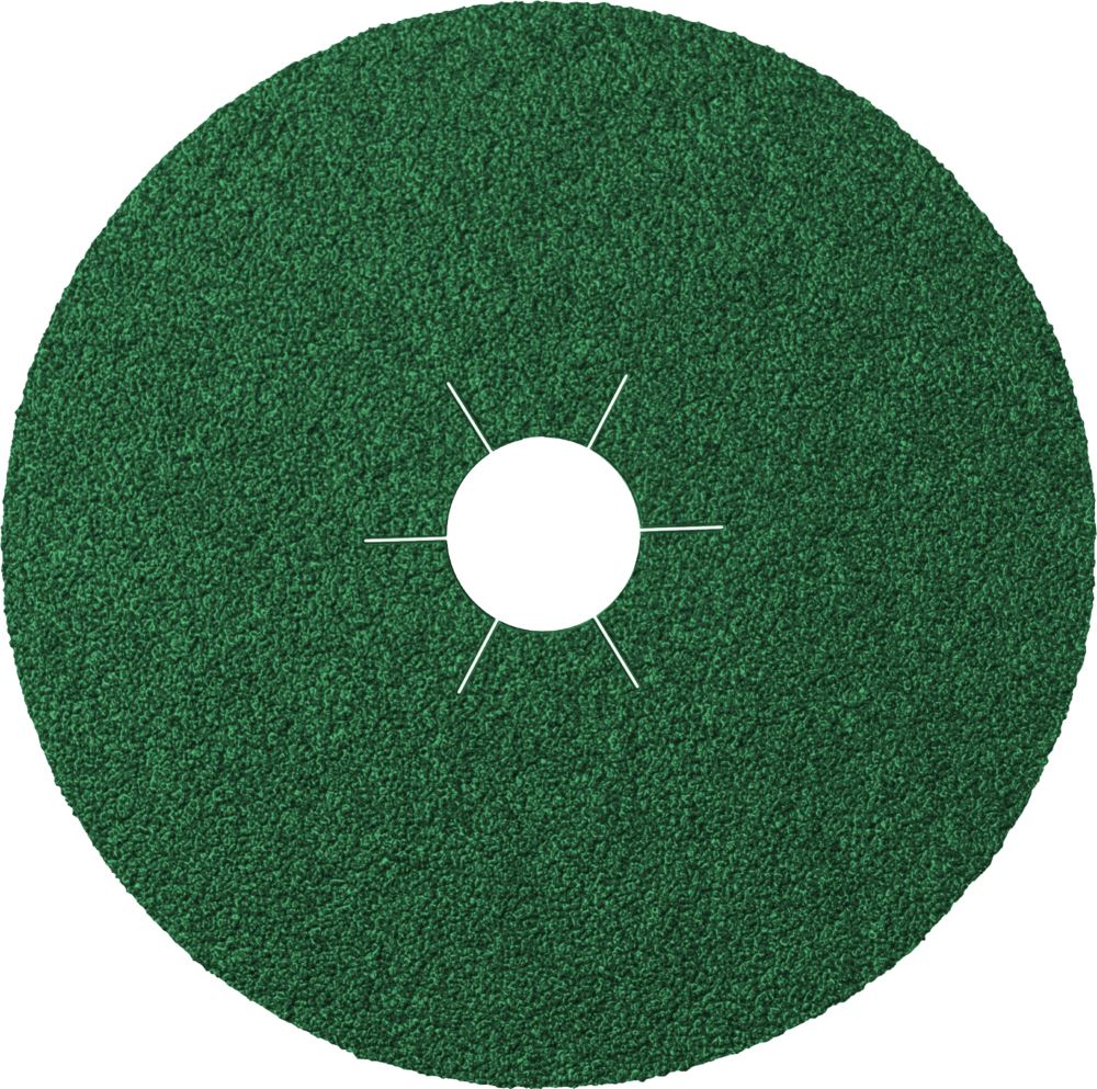 Krążek fibrowy do aluminium CS 570 180x22mm P80 promienisty Klingspor 204103 1