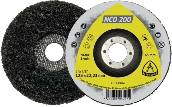 Ściernica czyszcząca NCD 200 115X22.23 Klingspor 259043 1