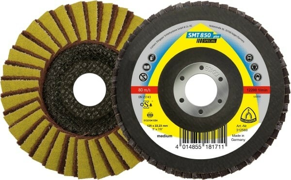 Ściernica talerzowa z włókniny SMT 850 125X22.23 medium granulacja 80 Klingspor 312560 1