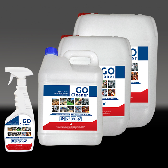 Płyn GO Cleaner 5 L - do mycia i czyszczenia narzędzi oraz maszyn GLOBUS 1