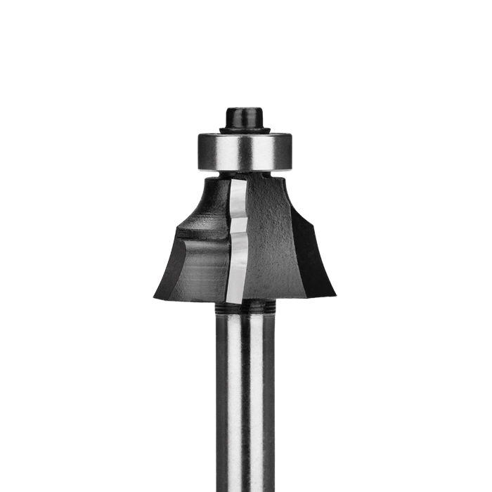 Frez kształtowy CNC PREMIUM D25,4xH12,7xd8 / RR3,2/R3,2 z łożyskiem dolnym GLOBUS 1