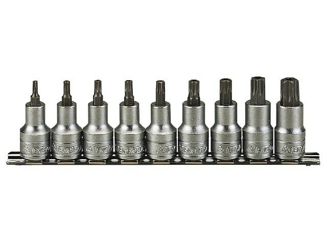 Nasadki trzpieniowe TPx w zestawie z chwytem kwadratowym 1/2'' Teng Tools M1213TPx 1