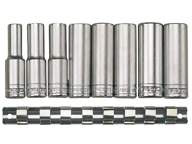 Nasadki w zestawie. Z chwytem kwadratowym 1/2''. Teng Tools M1207 1