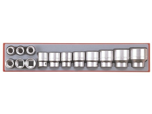 14-elementowy zestaw nasadek z chwytem kwadratowym 3/4''. Teng Tools TTX3414 1
