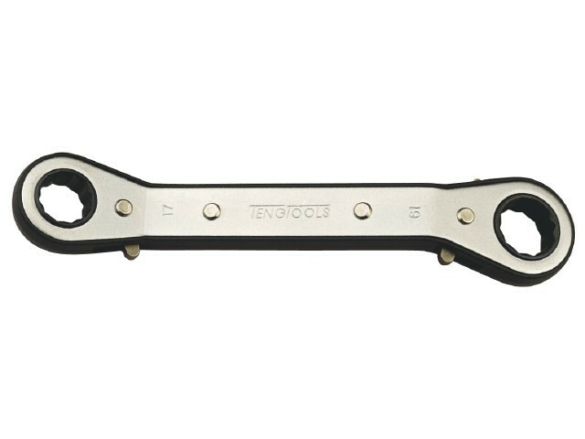Klucz oczkowy z zapadką 21x22mm TengTools 11671-0609 1